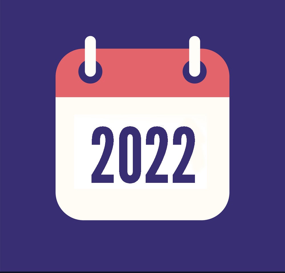 calendar icon 2022