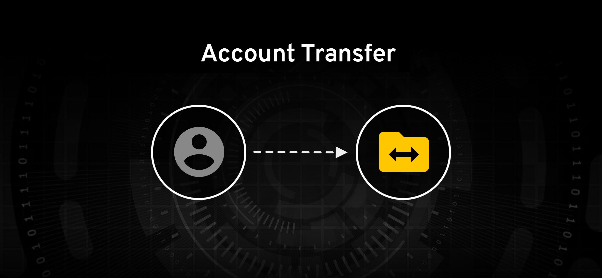 Account transfer graphic